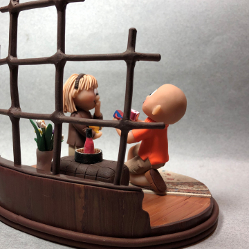 Brophy engagement sculpture