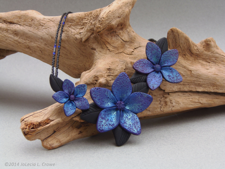Blue Flowers - custom order