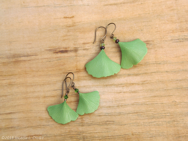 Spring ginko earring series 