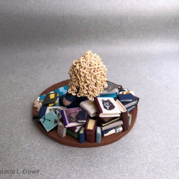 Casey's graduation sculpture