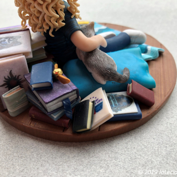 Casey's graduation sculpture