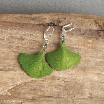 Spring ginkgo earrings series