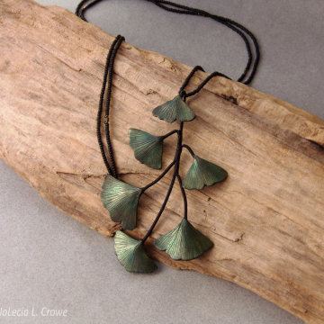 Metallic green ginkgo