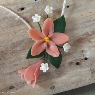 Peach Blossoms - custom bridal order